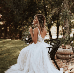 Boho wedding dress inspo